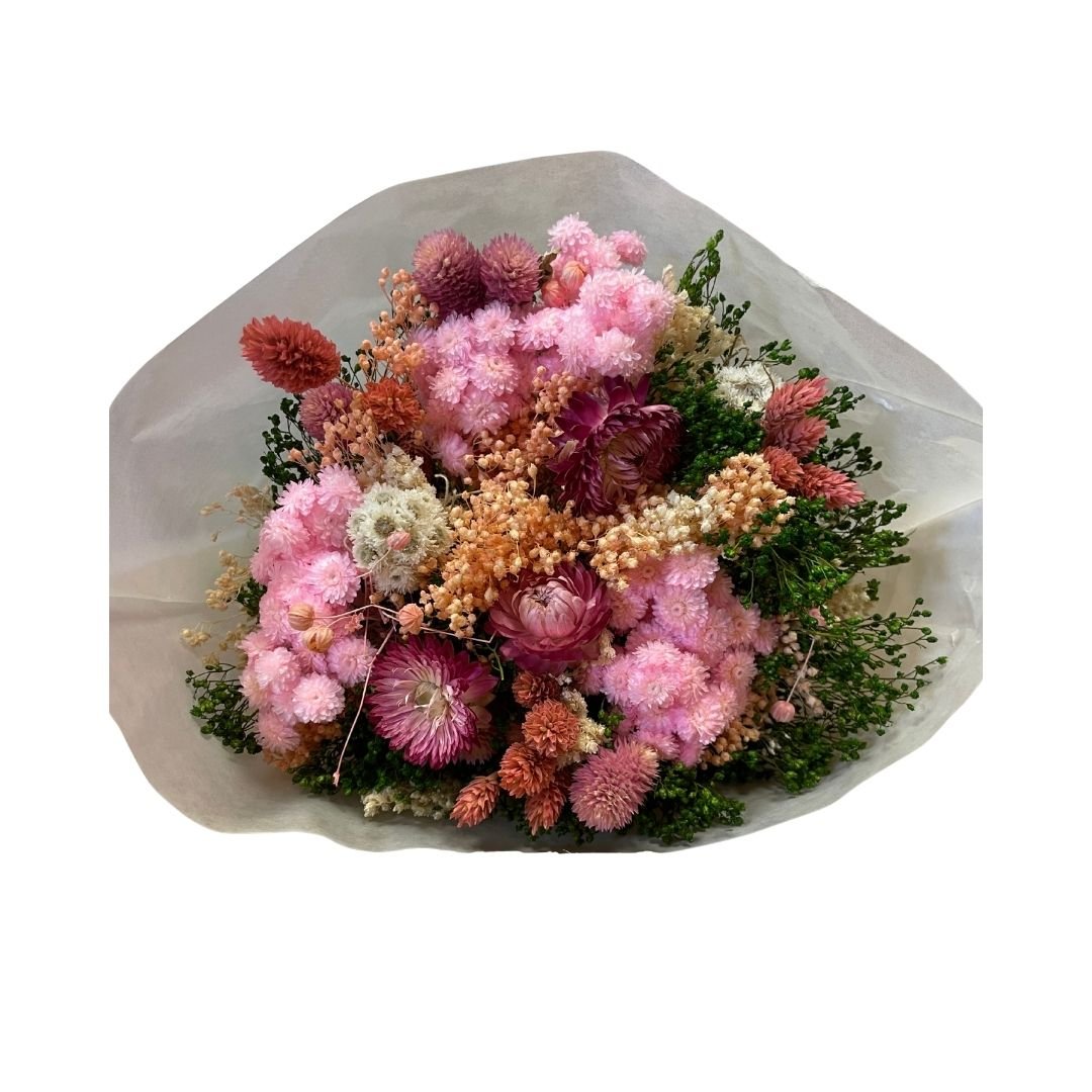 Bouquet fiori secchi - Rosa - Mondoprato