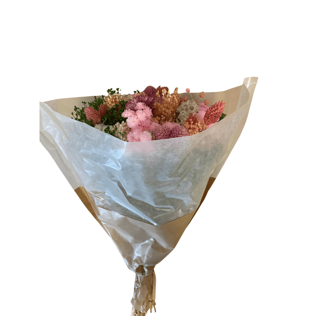 Bouquet fiori secchi - Rosa - Mondoprato