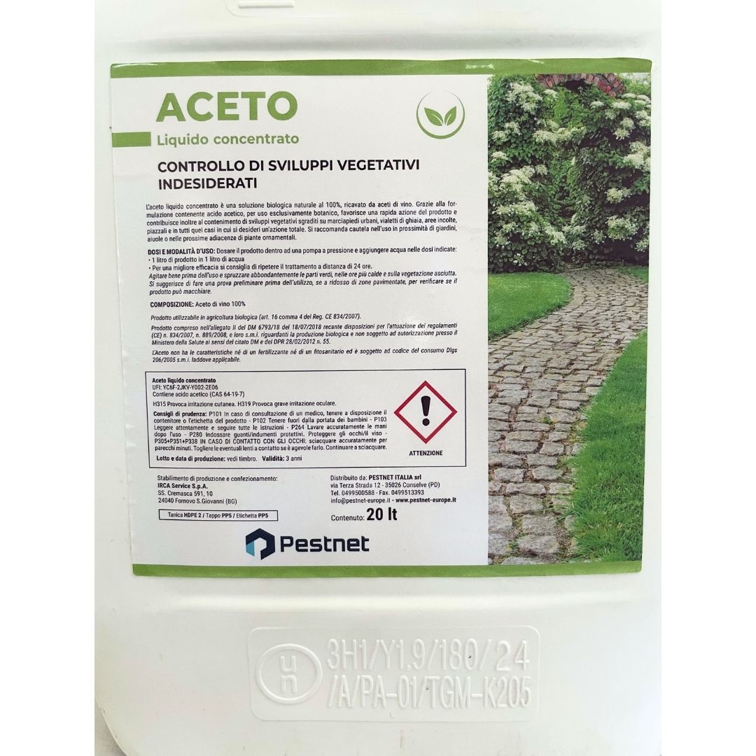 Diserbante Aceto - 20 Lt - Mondoprato