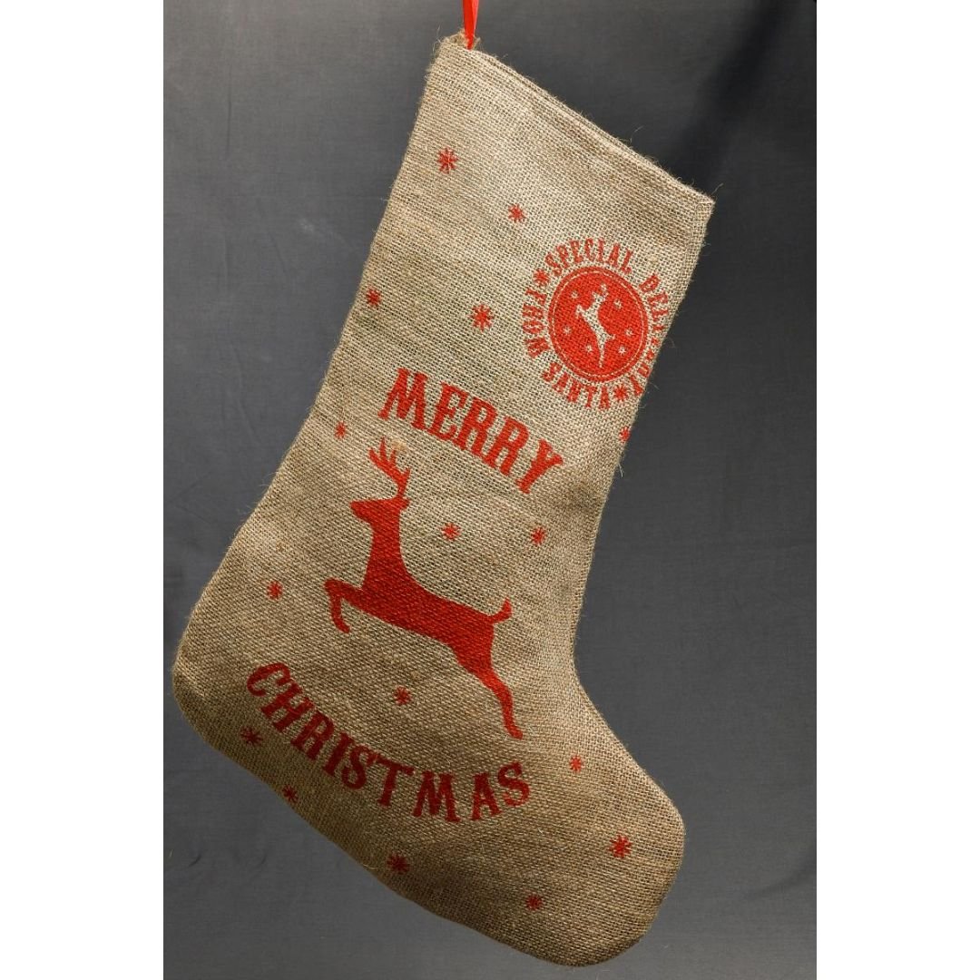 Calza di Natale in Juta - Mondoprato