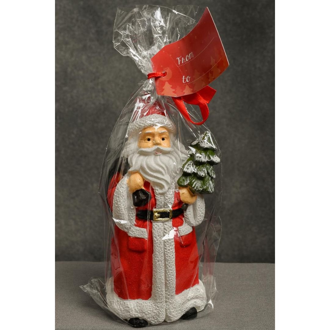 Candela a forma di Babbo Natale - 13,5 cm - Mondoprato