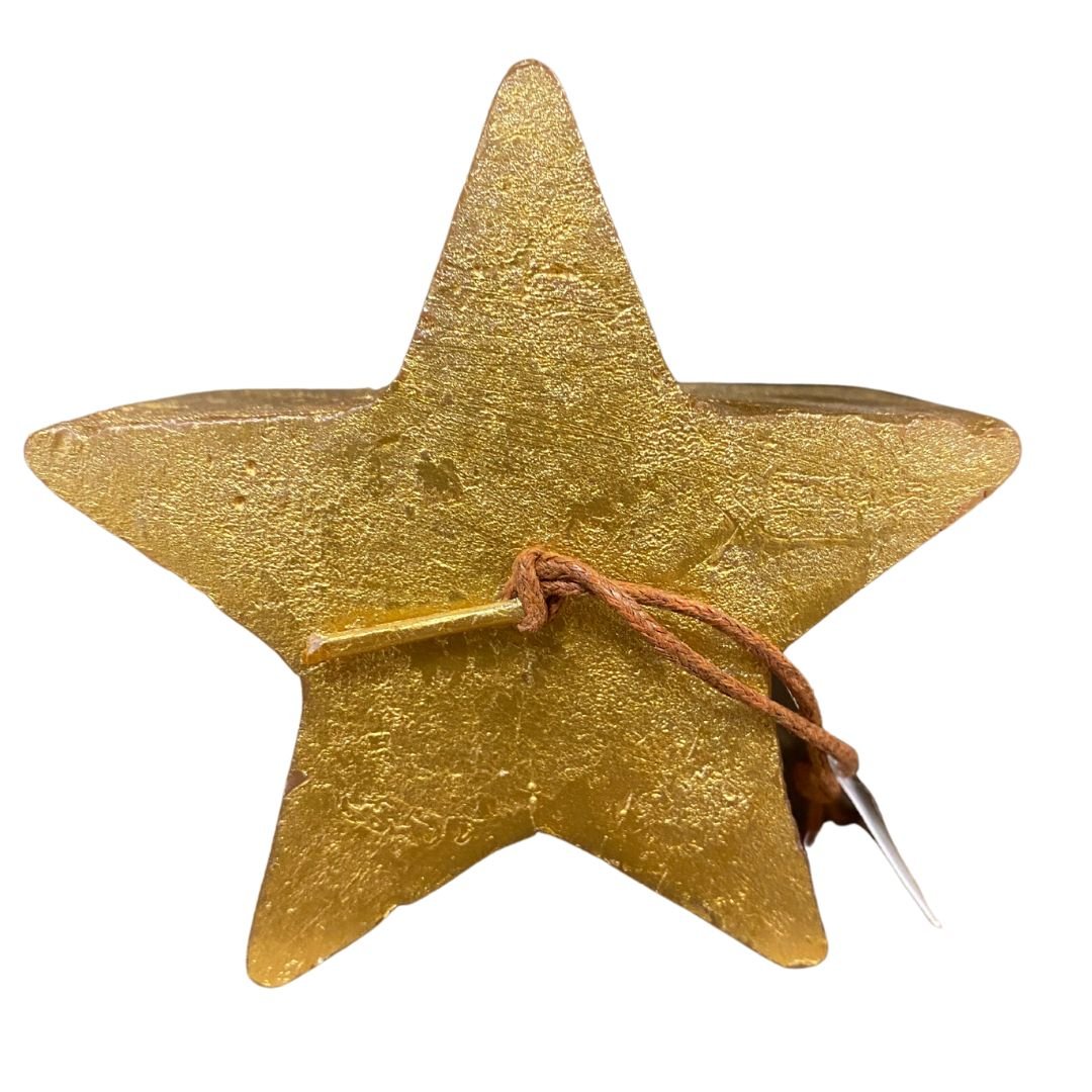 Candela Natalizia a forma di Stella - 2 colori - Mondoprato