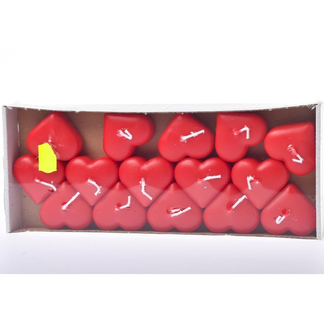 Candele a forma di Cuore - 15 Pezzi - Mondoprato
