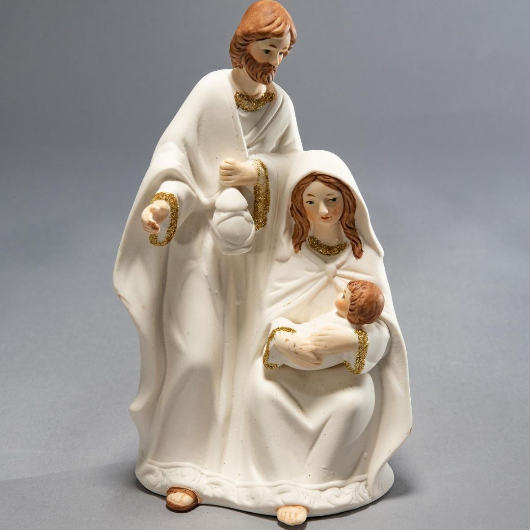 Natività Bianca con dettagli in Oro - Mondoprato