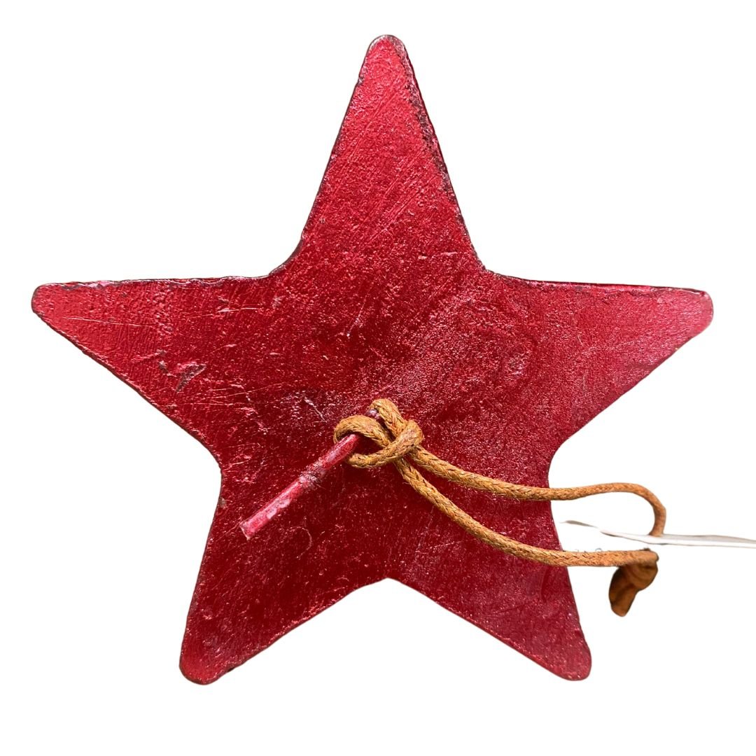 Candela Natalizia a forma di Stella - 2 colori - Mondoprato